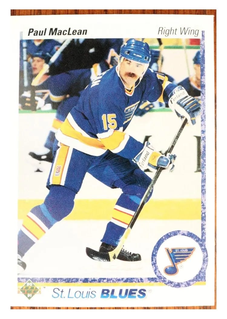 1990 Upper Deck Paul MacLean #330 card