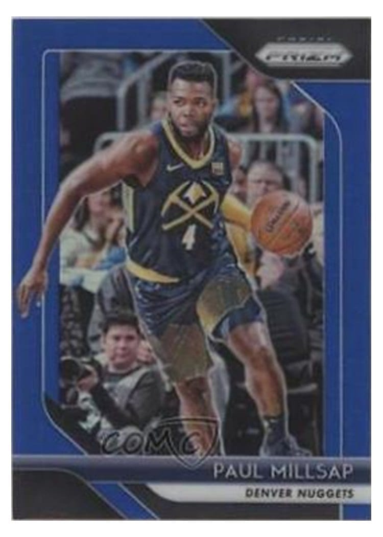 2018-19 Panini Prizm Base Set Paul Millsap #82 card