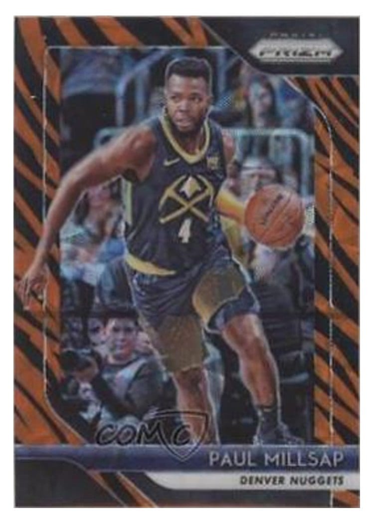 2018-19 Panini Prizm Base Set Paul Millsap #82 card