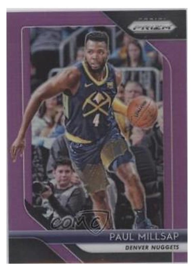 2018-19 Panini Prizm Base Set Paul Millsap #82 card
