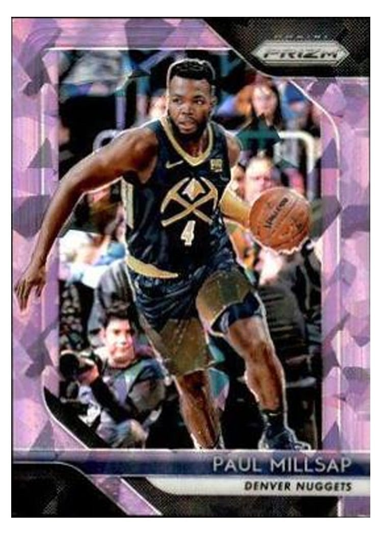 2018-19 Panini Prizm Base Set Paul Millsap #82 card