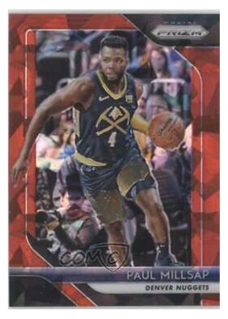 2018-19 Panini Prizm Base Set Paul Millsap #82 card