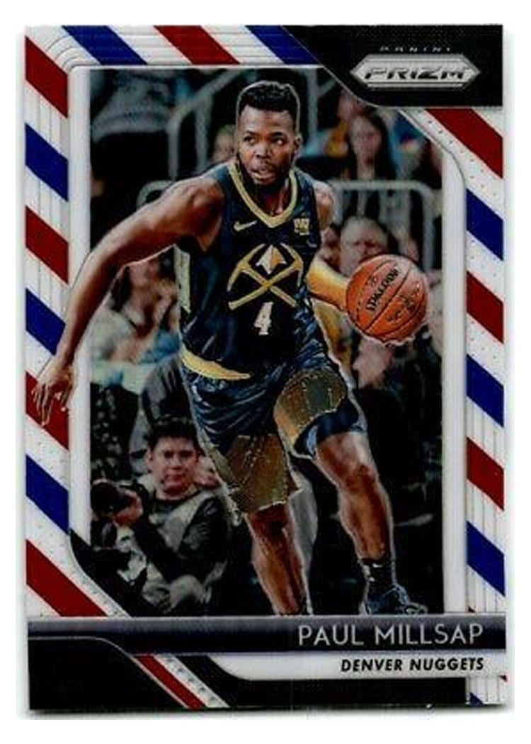 2018-19 Panini Prizm Base Set Paul Millsap #82 card