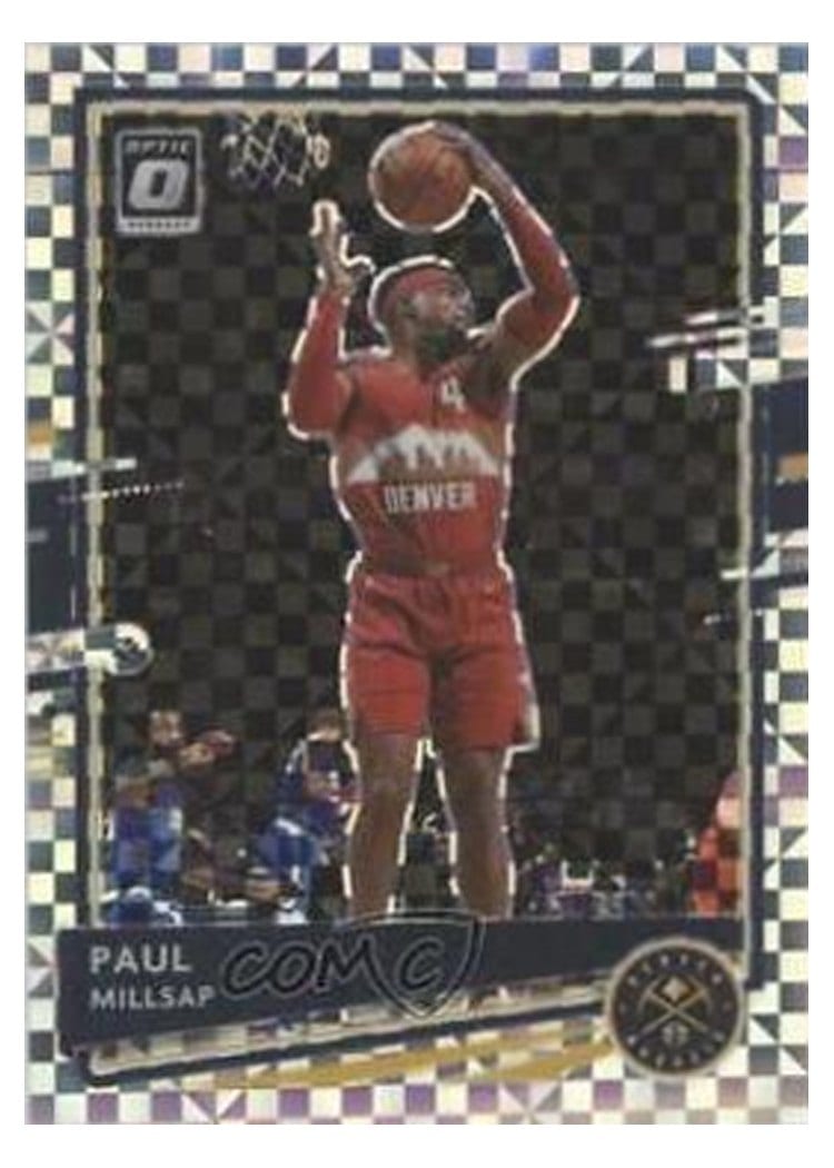 2020-21 Donruss Optic Base Set Paul Millsap Checkerboard #109 card