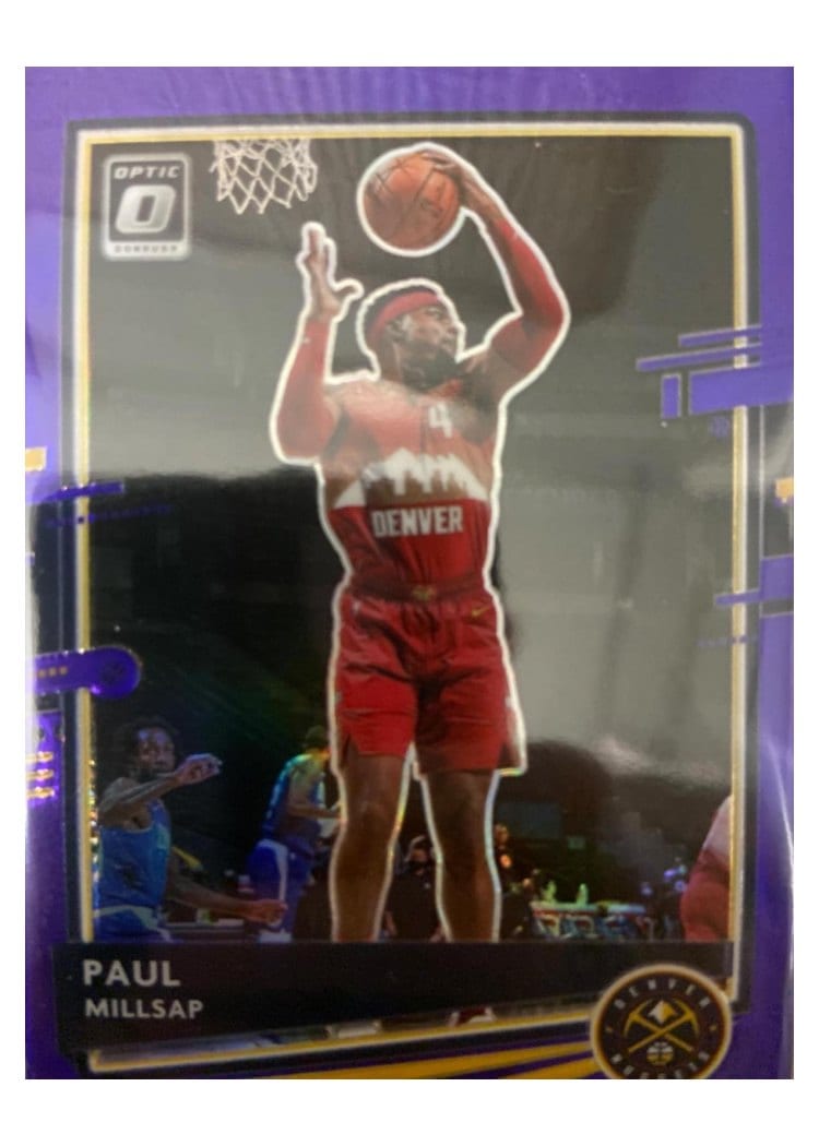 2020-21 Donruss Optic Base Set Paul Millsap Purple #109 card