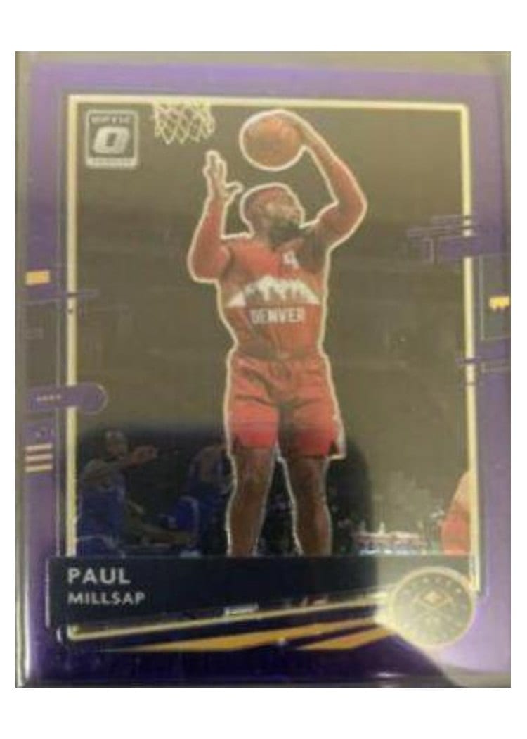 2020-21 Donruss Optic Base Set Paul Millsap Purple Stars #109 card
