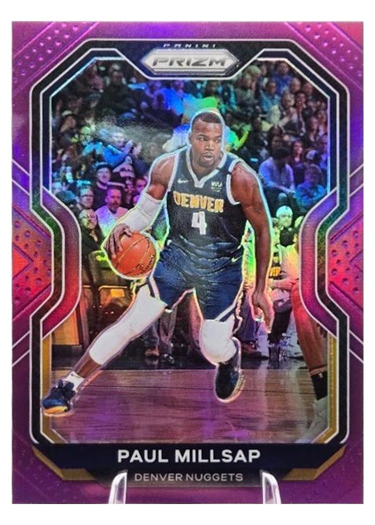 2020-21 Panini Prizm Base Set Paul Millsap #44 card