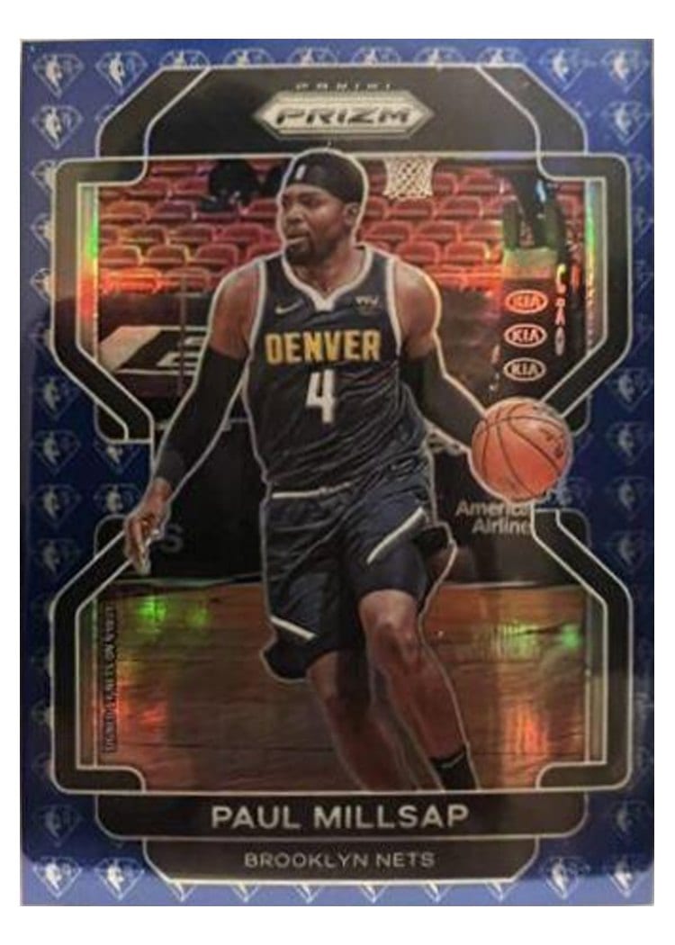 2021-22 Panini Prizm Base Set Paul Millsap #46 card