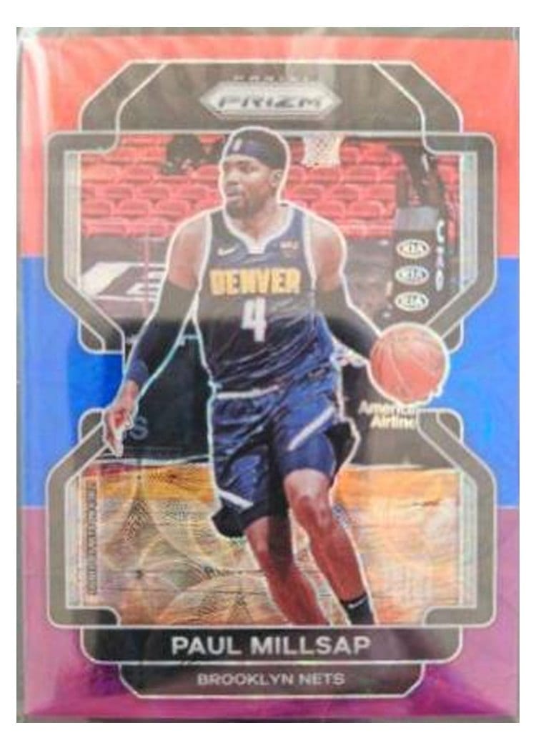 2021-22 Panini Prizm Base Set Paul Millsap #46 card