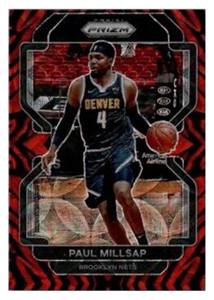 2021-22 Panini Prizm Base Set Paul Millsap #46 card