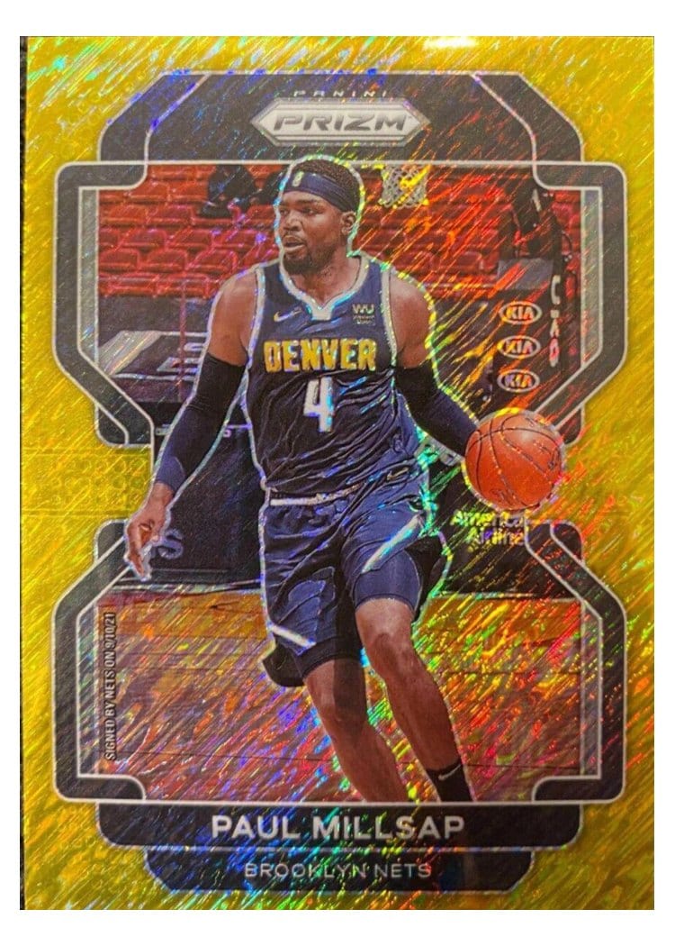 2021-22 Panini Prizm Base Set Paul Millsap #46 card