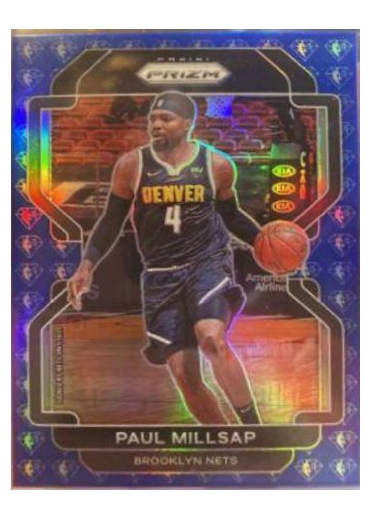 2021-22 Panini Prizm Base Set Paul Millsap #46 card