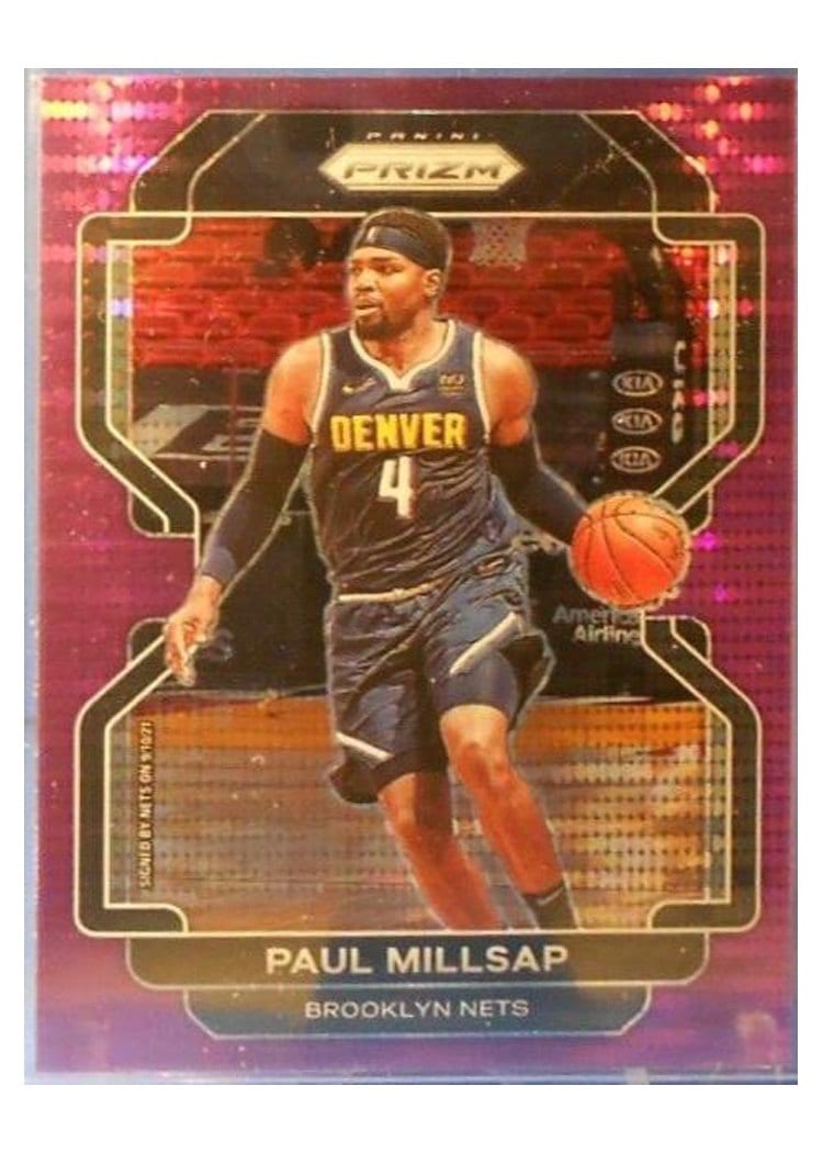 2021-22 Panini Prizm Base Set Paul Millsap #46 card