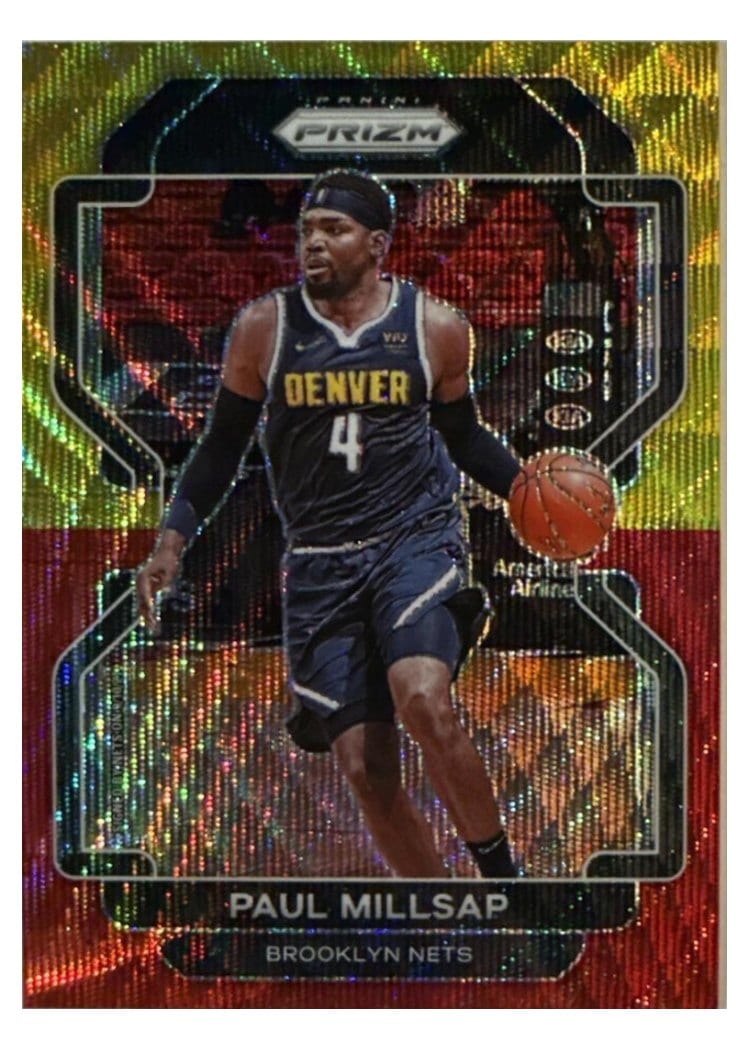 2021-22 Panini Prizm Base Set Paul Millsap #46 card