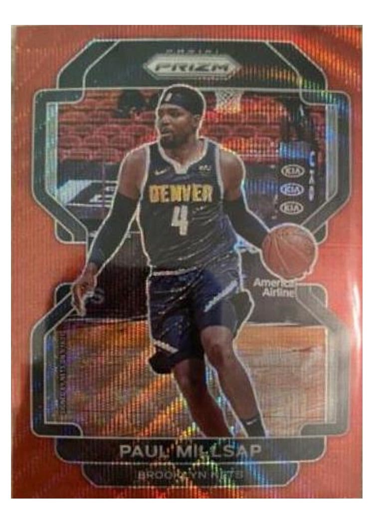 2021-22 Panini Prizm Base Set Paul Millsap #46 card