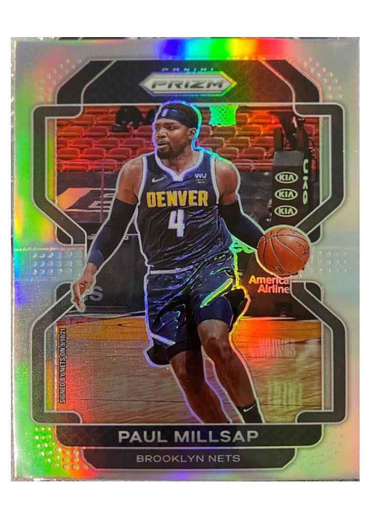 2021-22 Panini Prizm Base Set Paul Millsap #46 card