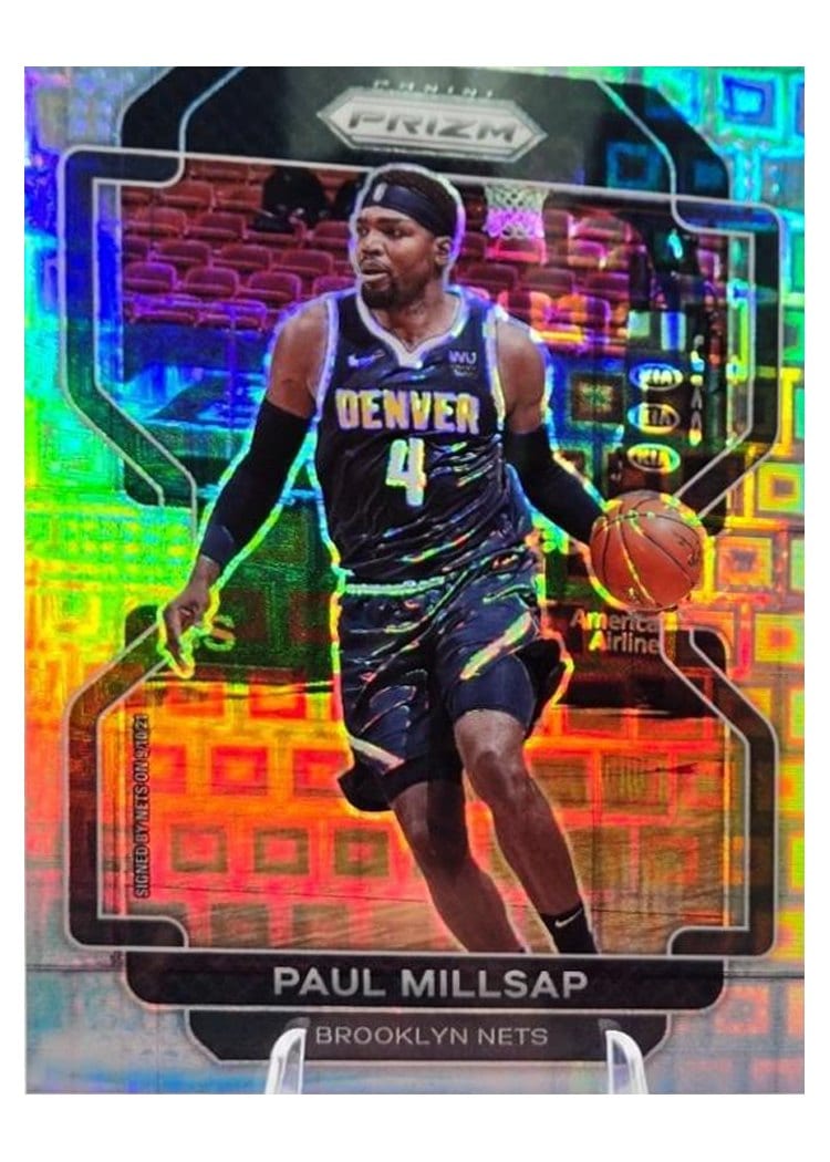 2021-22 Panini Prizm Base Set Paul Millsap #46 card