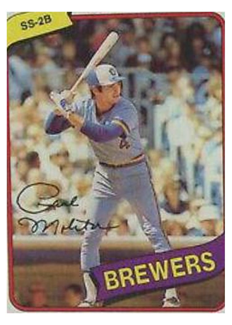 1980 Topps Paul Molitor #406 card