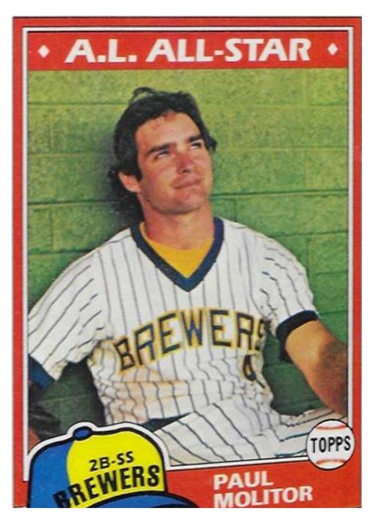 1981 Topps Paul Molitor #300 card