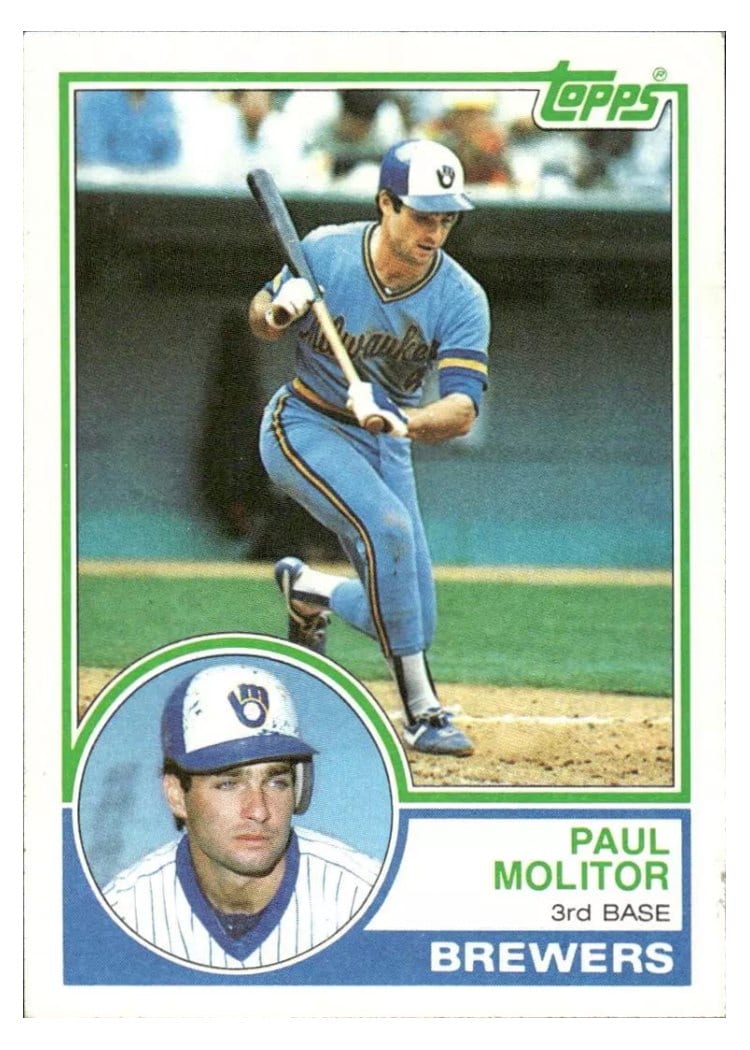 1983 Topps Paul Molitor #630 card