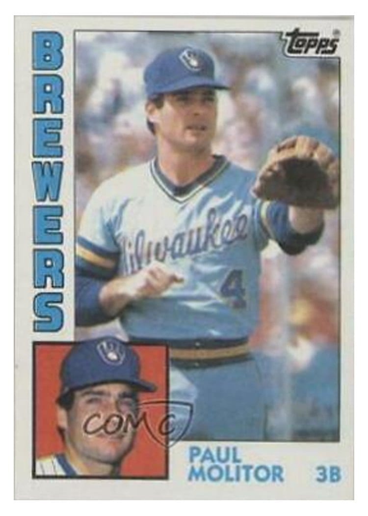 1984 Topps Paul Molitor #60 card