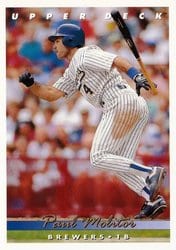 1993 Upper Deck Base Set Paul Molitor #333 card