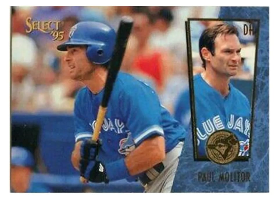 1995 Select Paul Molitor #35 card