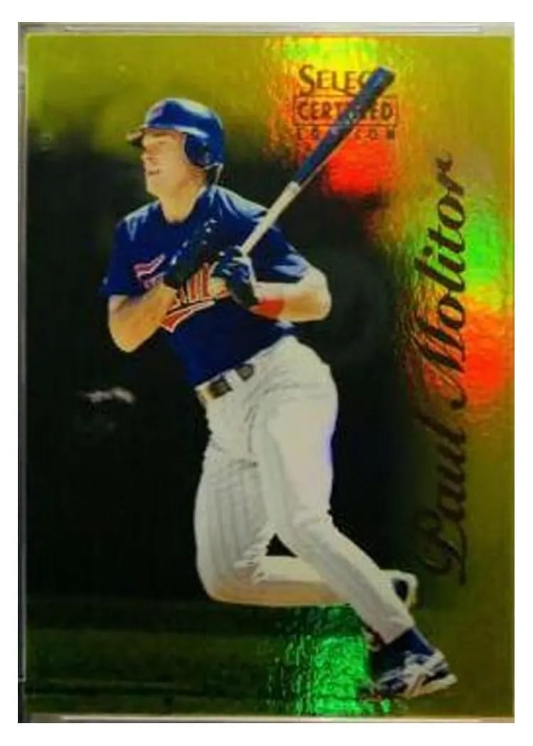 1996 Select Certified Paul Molitor #81 card