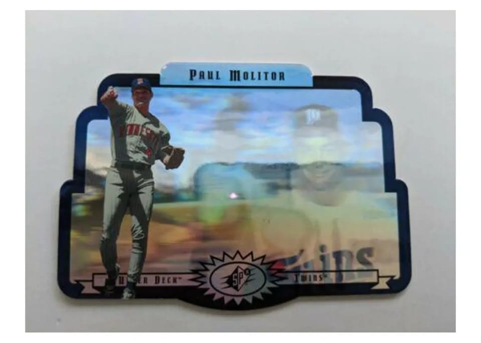 1996 Spx Paul Molitor #37 card