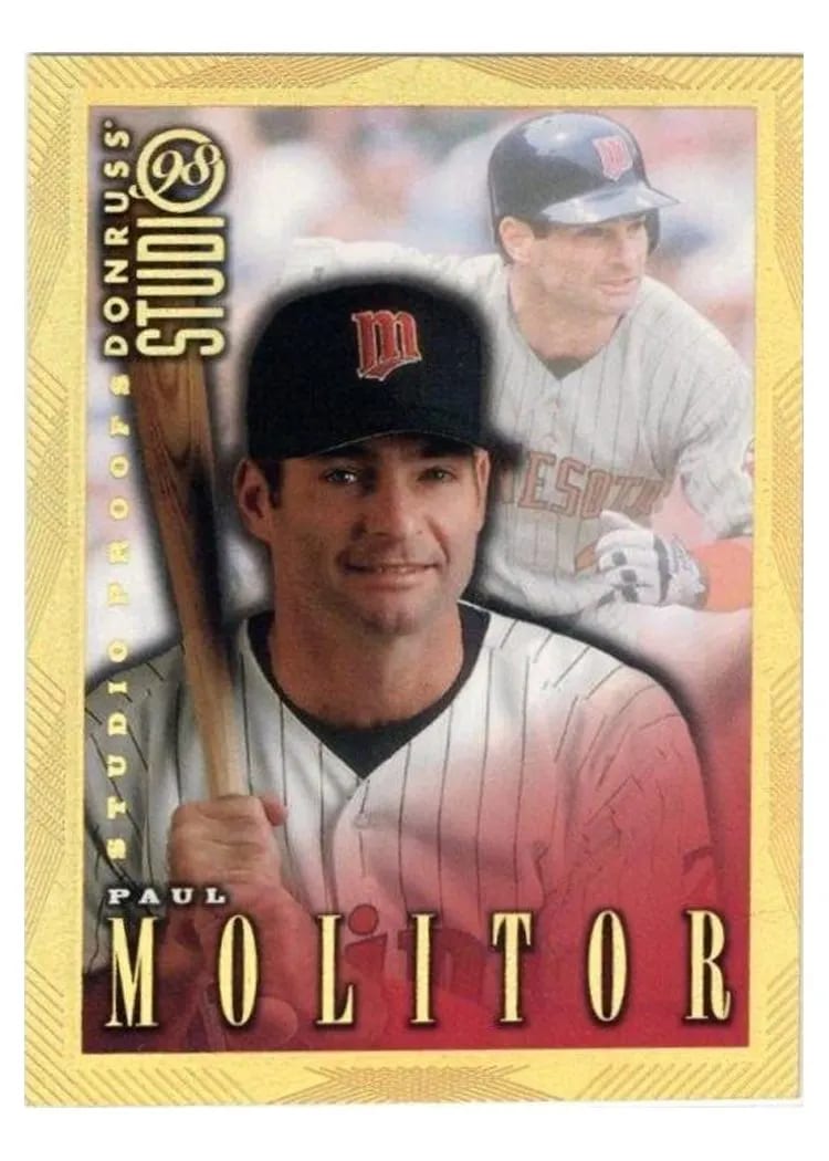1998 Studio Paul Molitor #12 card
