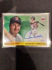 2025 Topps Chrome Platinum Autographs Paul Molitor #CPA-PM card