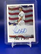 2025 Topps Archives 1995 Topps Cyberstats Autographs Paul O'Neill #95CA-PO