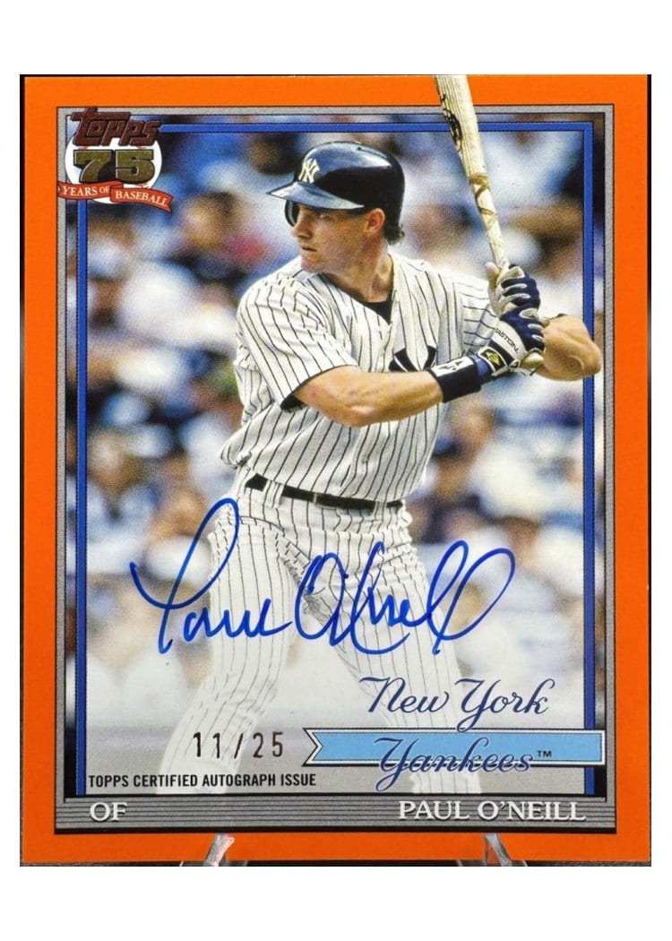2026 Topps 1991 Topps Autographs Paul O'neill #91A-PO card