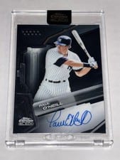 2026 Topps Chrome Black Autographs Paul O'Neill #CBA-PO card