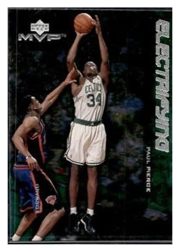 1999 Upper Deck MVP Electrifying Paul Pierce #E7 card