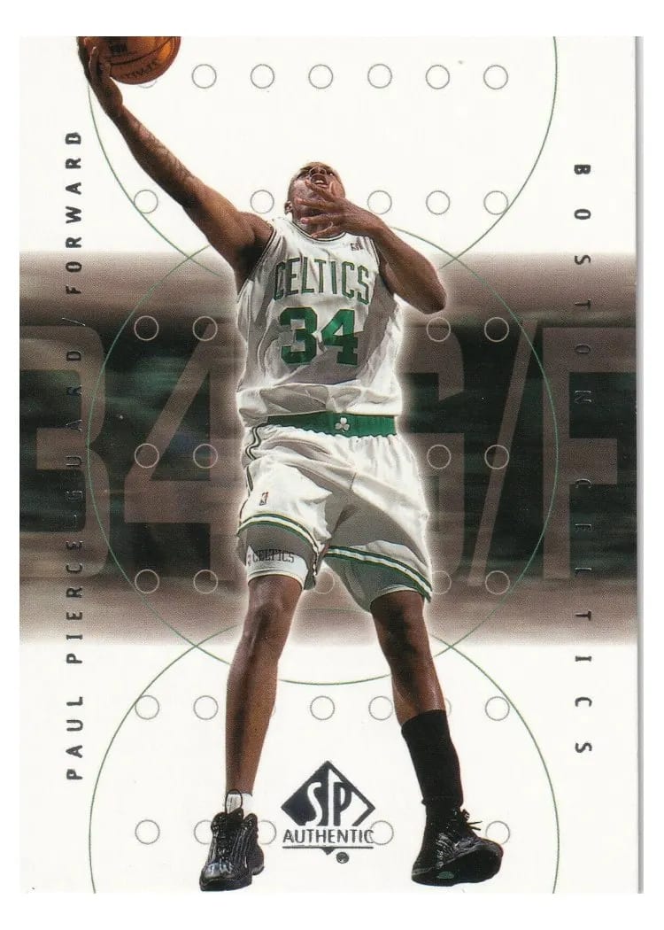 2000 SP Authentic Paul Pierce #4 card