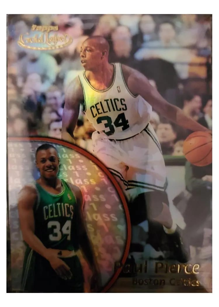 Paul Pierce 2000 Topps Gold Label Class 1 card