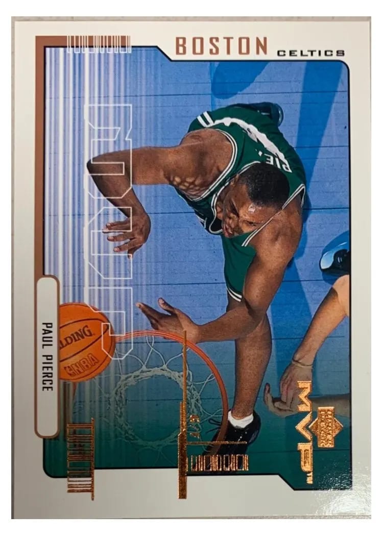 2000 Upper Deck MVP Paul Pierce #9 card