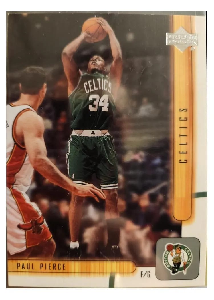 2001 Upper Deck Paul Pierce #7 card