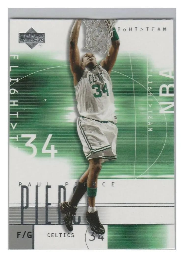 2001 Upper Deck Flight Team Paul Pierce #24 card