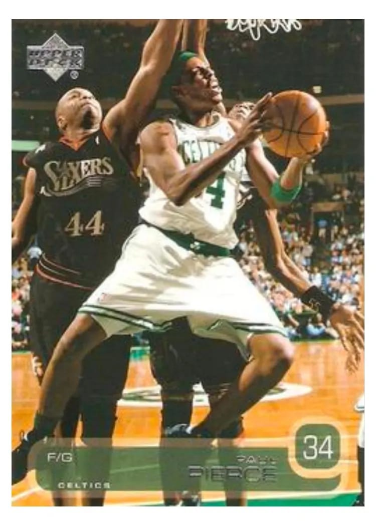 2002 Upper Deck Paul Pierce #7 card