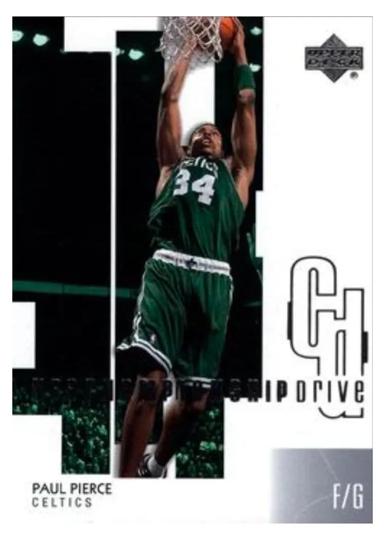 2002 Upper Deck Championship Drive Paul Pierce #6 card