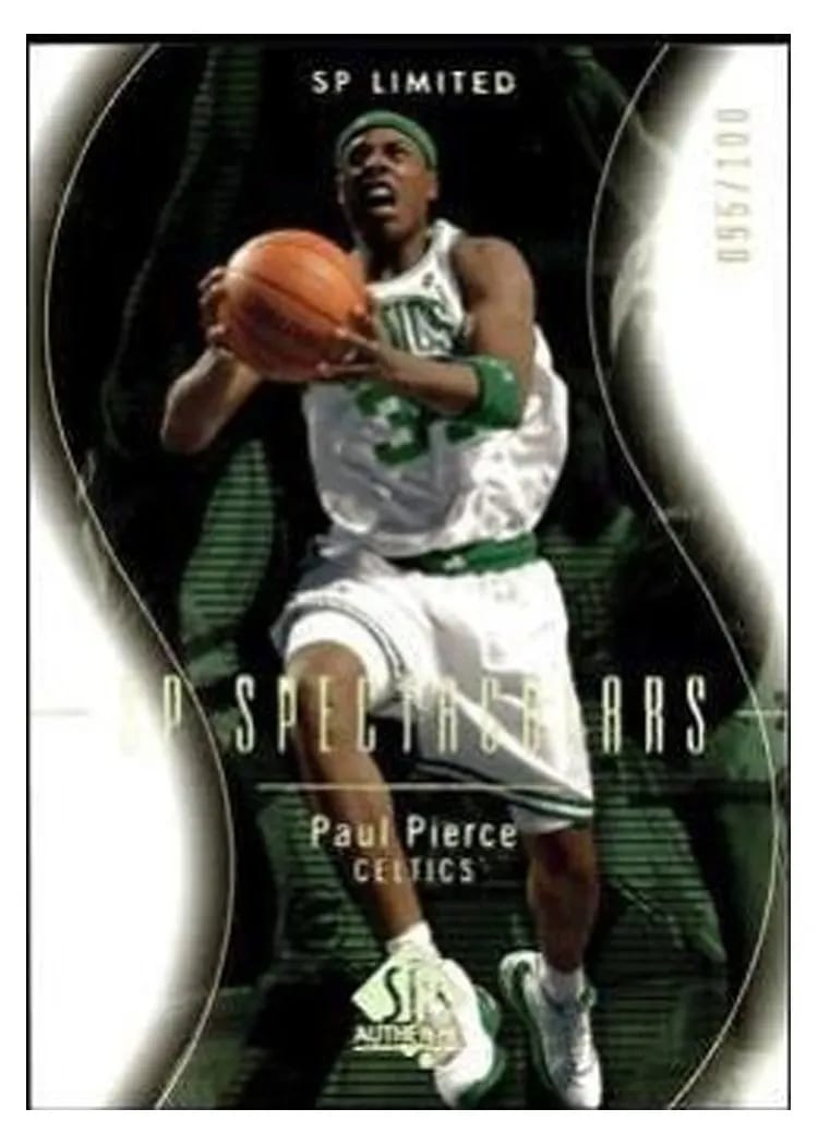 2003 SP Authentic Paul Pierce #128 card