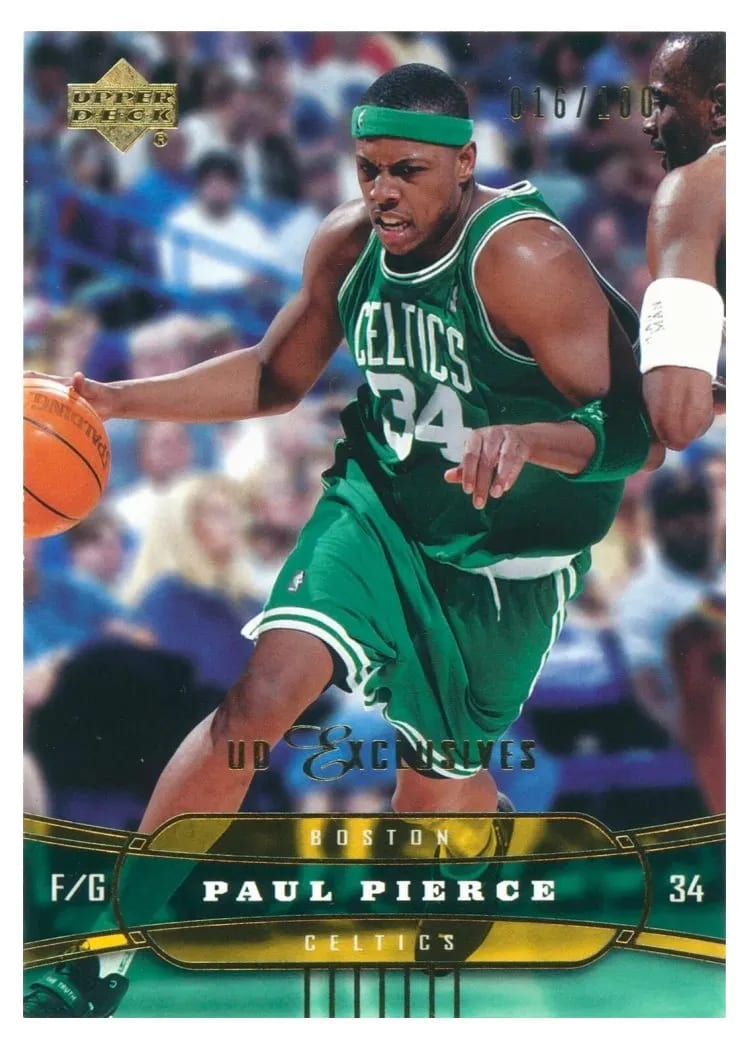 2004 Upper Deck Paul Pierce UD Exclusives #8 card