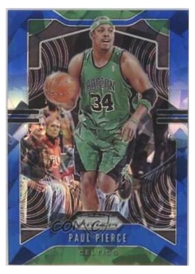2019-20 Panini Prizm Base Set Paul Pierce Blue Ice Prizm #29 card