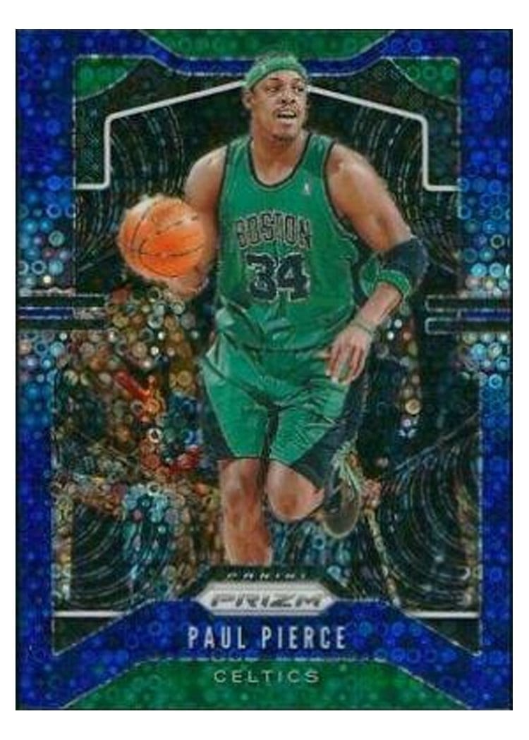 2019-20 Panini Prizm Base Set Paul Pierce Fast Break Prizm Blue #29 card
