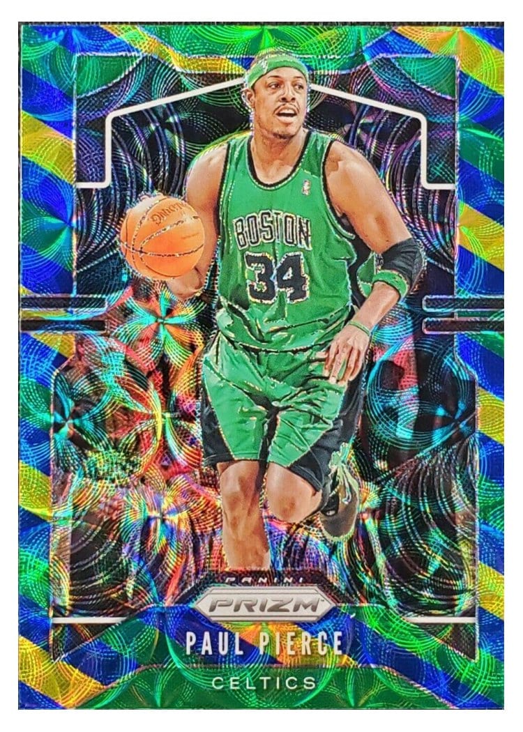 2019-20 Panini Prizm Base Set Paul Pierce Blue, Yellow, and Green Choice Prizm #29 card