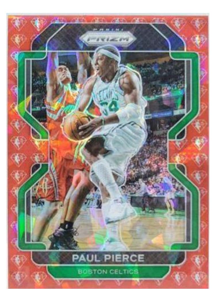 2021-22 Panini Prizm Base Set Paul Pierce Red Ice Prizm #243 card