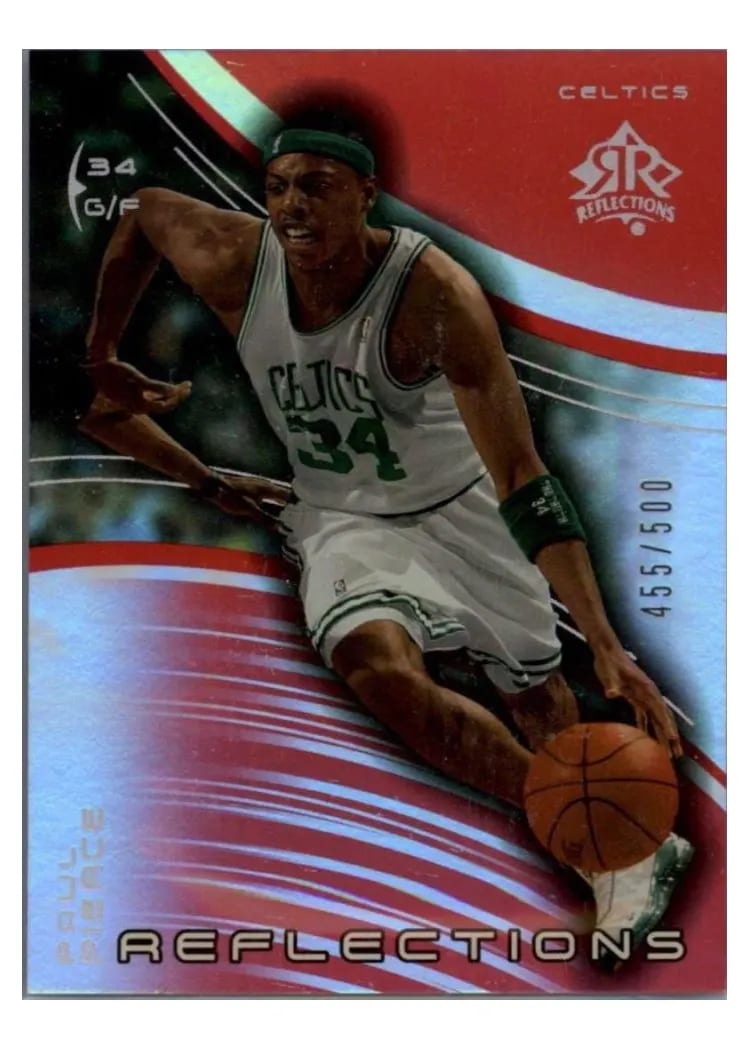 2003 Upper Deck Triple Dimensions Reflections Paul Pierce Reflections #3 card
