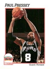 1991-92 Hoops Base Set Paul Pressey #193 card